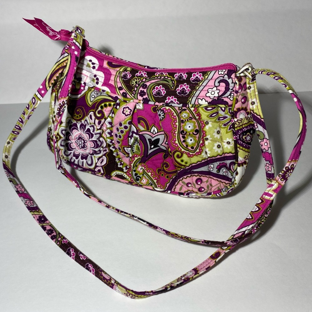*Retired* Vera Bradley Frannie Small Crossbody in Retired Very Berry Paisley